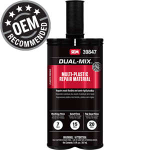 SEM Dual-Mix™ Multi-Plastic Repair Material – 7 fl oz (39847)